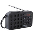 Rechargeable Portable FM Radio Mini Solar Bluetooth Wireless Speaker Support USB TF Card MP3 Music Player with FM Radio Receiver