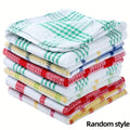 Plaid Microfiber Kitchen Towels Pack For Absorbent Dishcloths