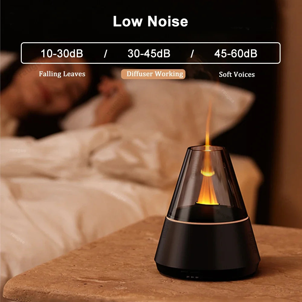 Air Humidifier USB Mini Aroma Essential Oil Diffuser Home Mute Automatic Mist Maker Fragrance Diffuser with Colorful Night Light
