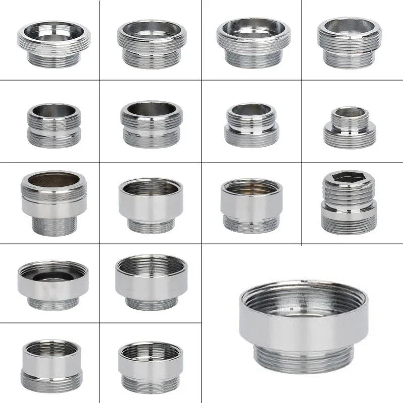 1Pcs Lots M22 to M20 M18 M28 Thread Stainless Steel Connectors Faucet Joints Kitchen Water Tap Adapter Water Purifier Accessory