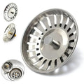 1pc Kitchen Sink Sewer Strainer Basin Drain Stopper Stainless Steel Sink Waste Plug Filter Anti-clog Floor Drain