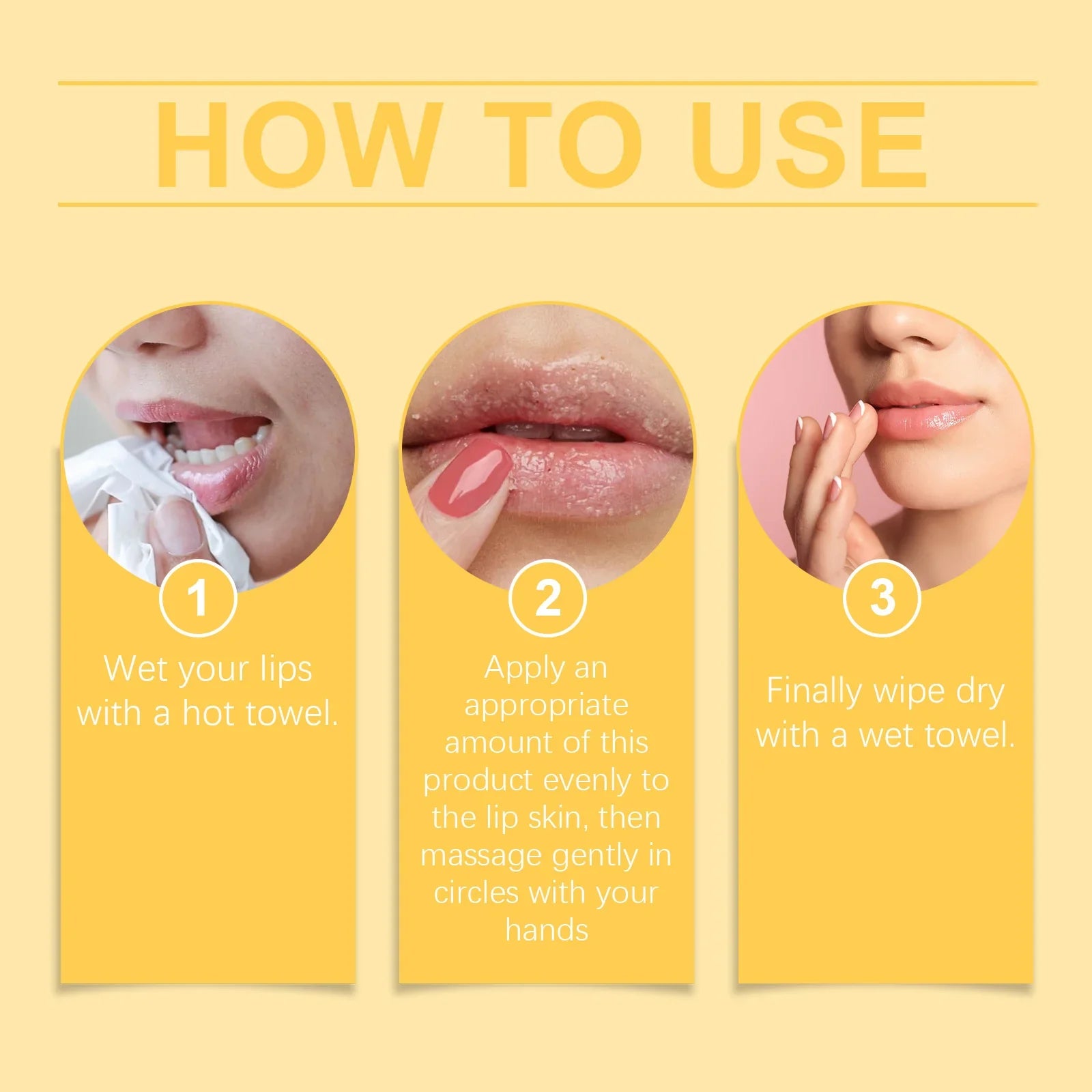 3 in1 Lip Scrub Mask Exfoliating Repairing Lighten Dry Cracked Lines Brighten Moisturizing Nourishing Beauty Plump Lip Treatment