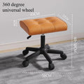 Adjustable Height Foot Rest for Office Chair, Under Desk Elevating Footstool with Memory Foam, Ergonomic Home Sofa Leg Rest
