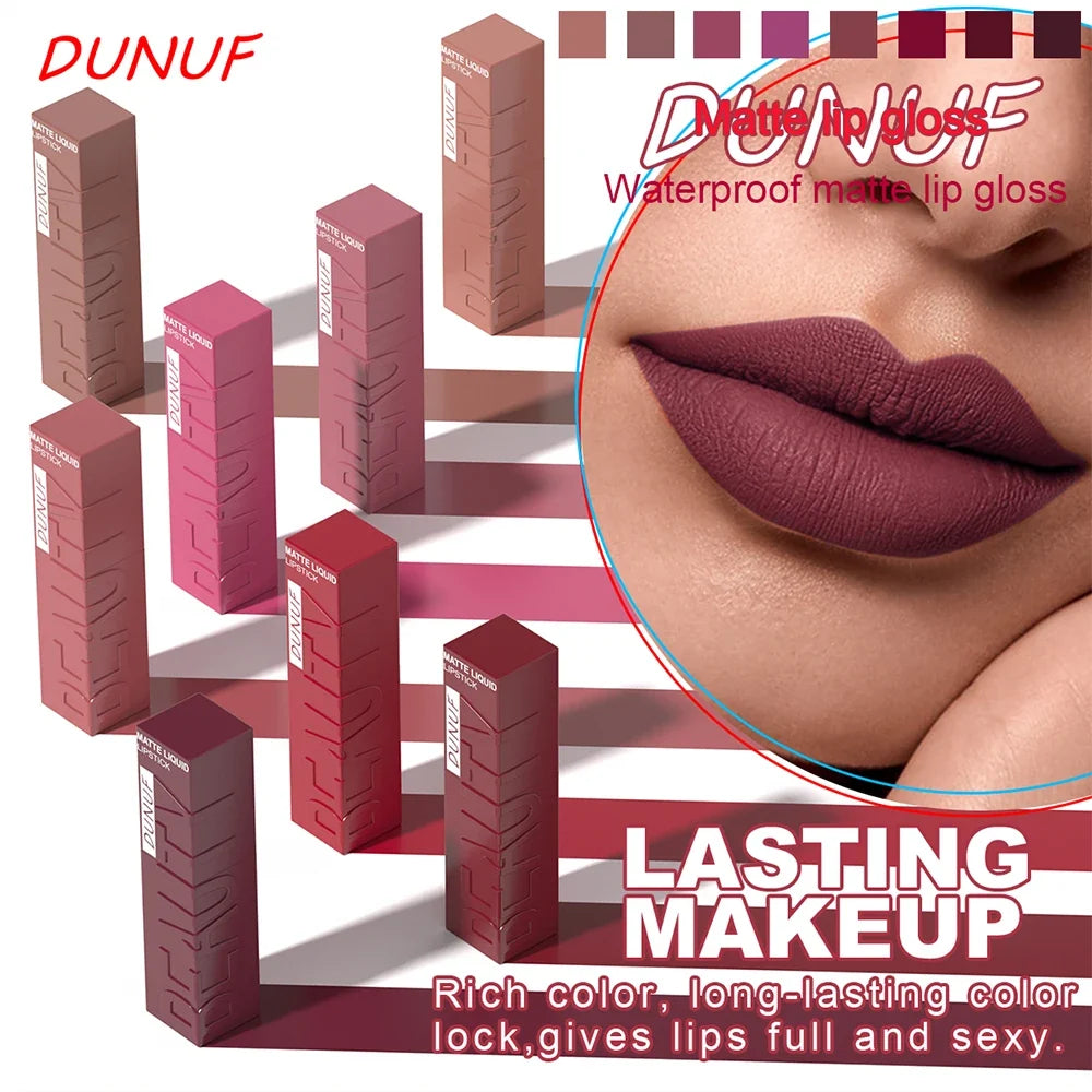 Lip Gloss Lipstick Easy To Color Waterproof Easy-color Sweat-proof Non-stick To Cups, Y2K Fancy Fashion Suitable For Christmas