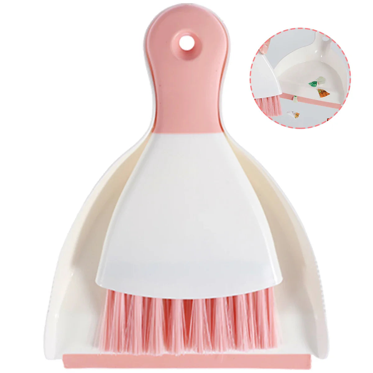 Mini Dustpan And Brush Set Desktop Cleaning Kit For Office Desk