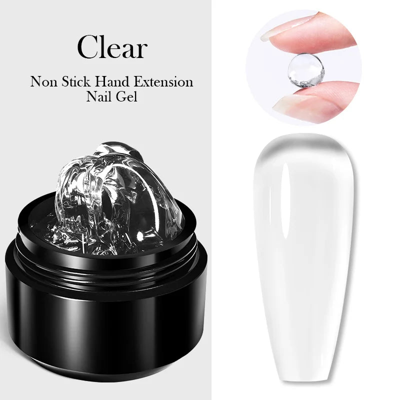 BORN PRETTY 15ml Non Stick Hand Extension Gel Nail Polish Carving Flower Nail Art Shaping Solid Acrylic Nail Gel Varnish