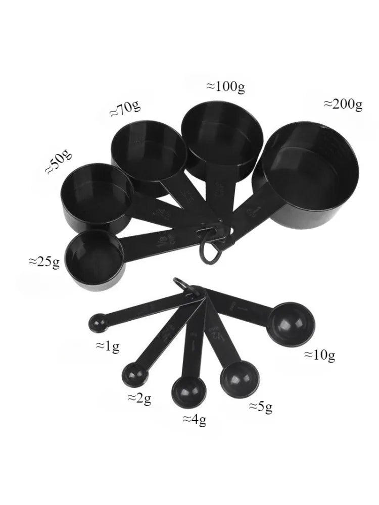 PP Measuring Spoon Set | Lightweight Plastic Kitchen Scoops