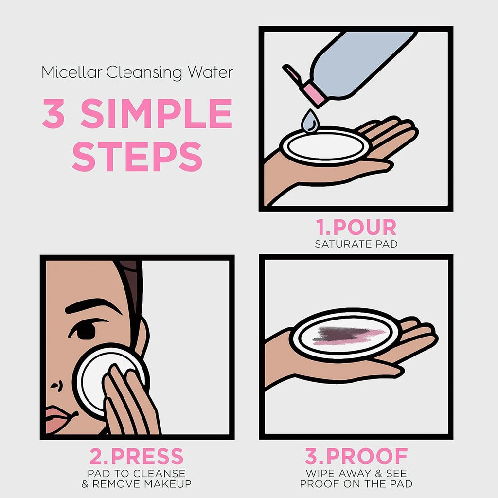 Water Ice Levin Micellar Water: All-in-1 Cleanser & Makeup Remover. No Rinse, No Rub, For Sensitive Skin. 125g.