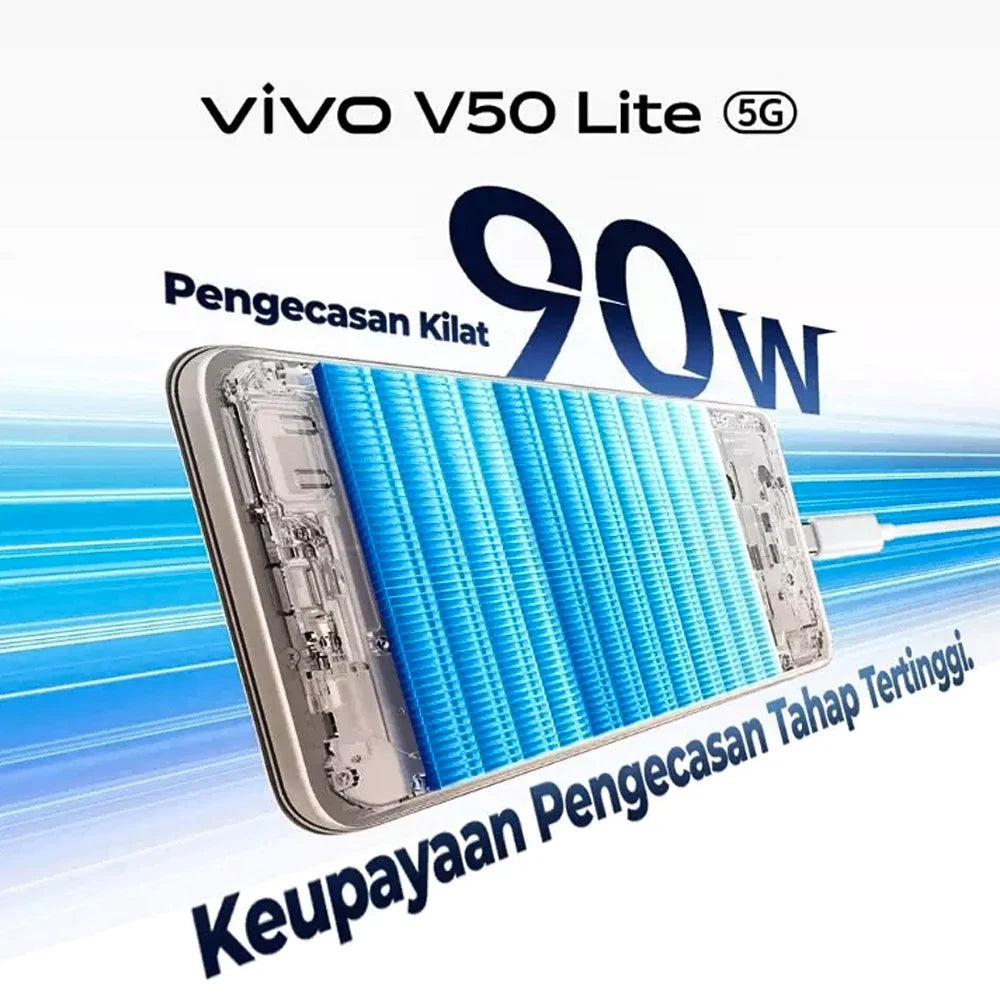 VIVO V50Lite 6.77-inch AMOLED screen high-value smartphone/12+512GB large-capacity storage/6500mAh super battery life standby