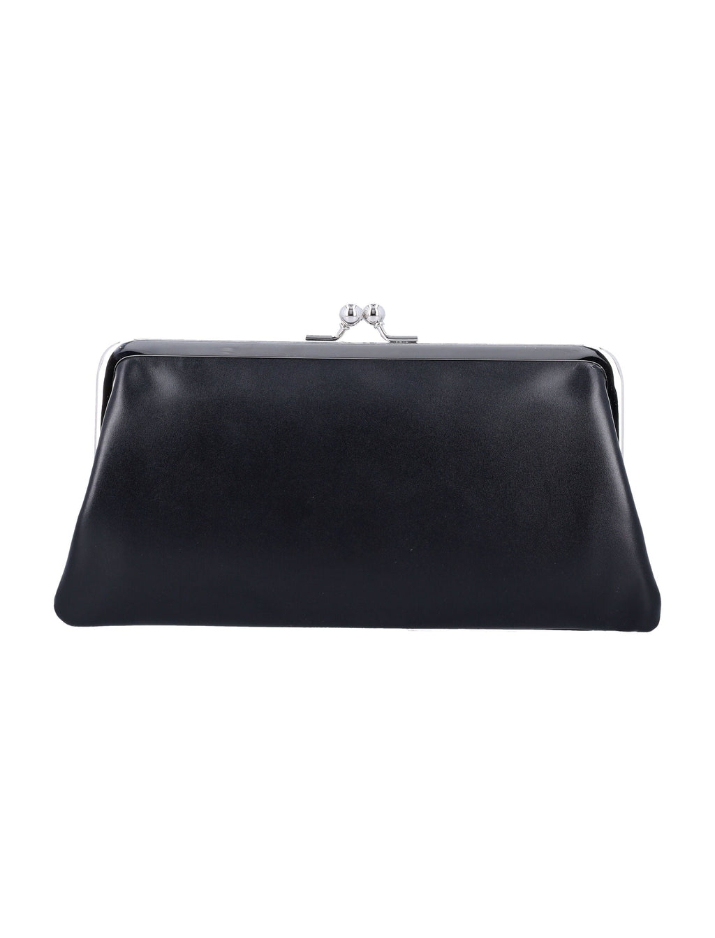 COMME DES GARÇONS WALLET Mini Kiss-Clasp Leather Purse