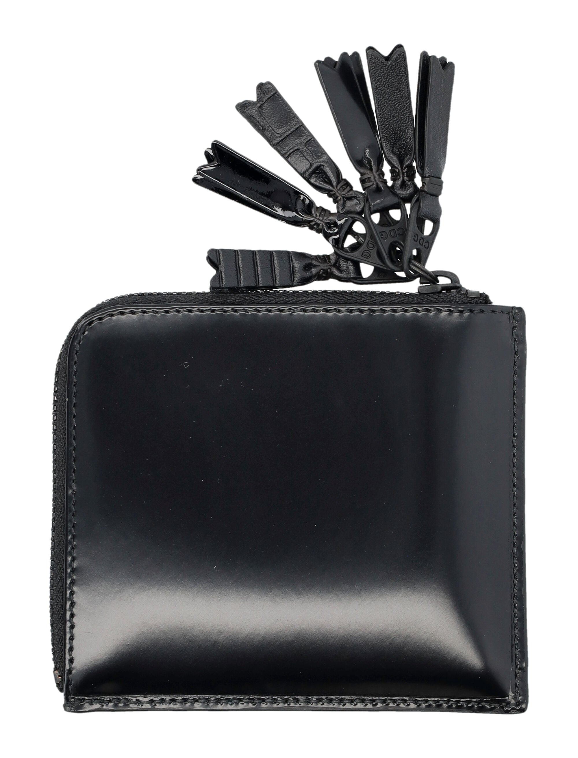 COMME DES GARÇONS WALLET Mini Zip Wallet with Charms - Fall/Winter 2025