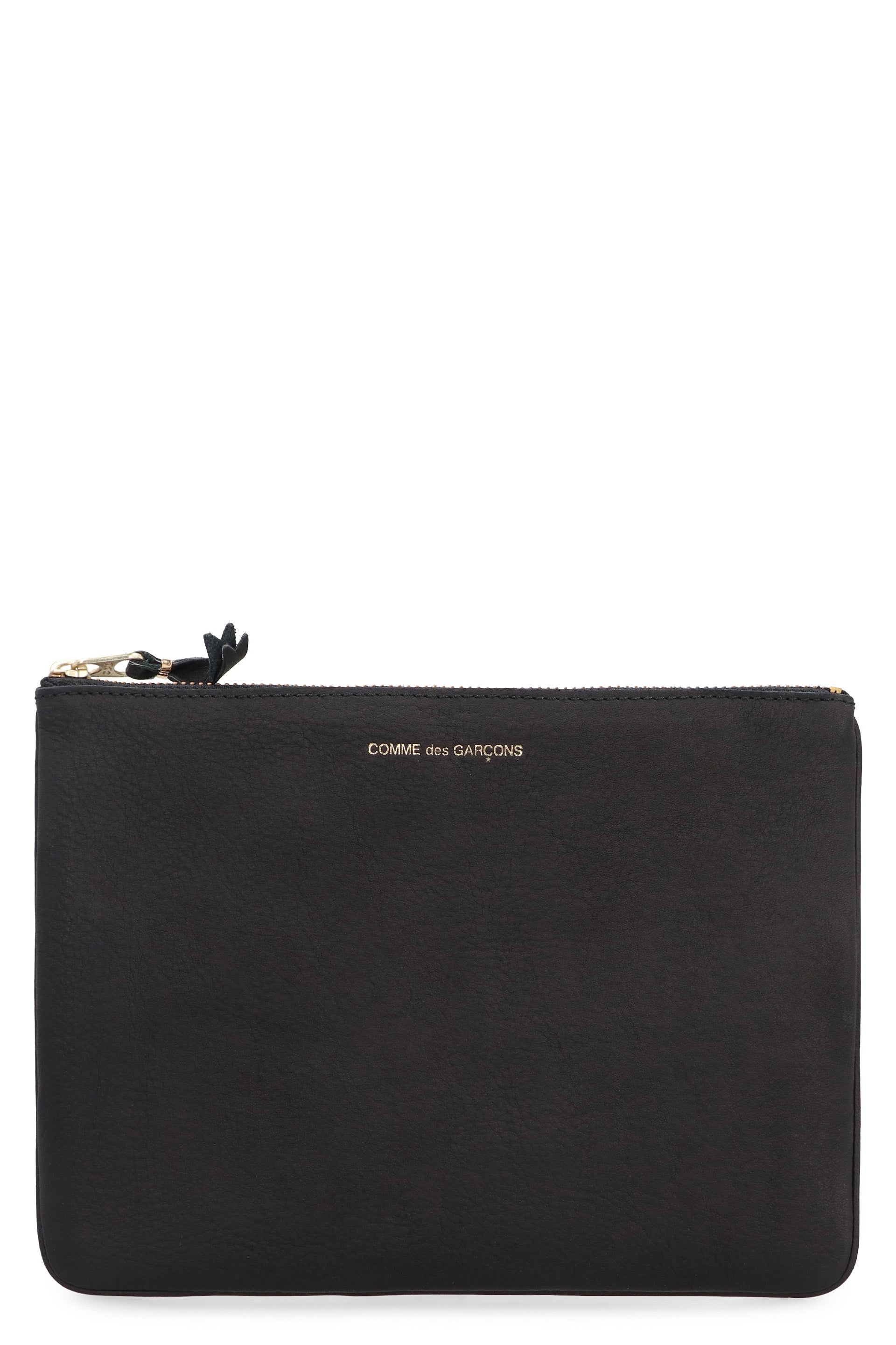 COMME DES GARÇONS WALLET Textured Leather Mini Pouch Handbag