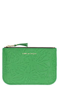 COMME DES GARÇONS WALLET Mini Leather Flat Pouch Handbag