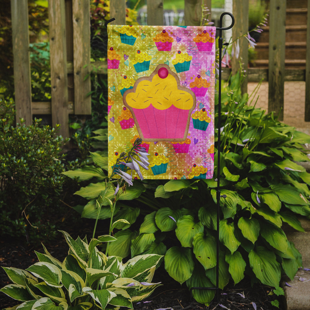 Cupcake Garden Flag Mailbox Decorative Yard Banner Outside Patio Artwork for Flower Beds, Garden Size, Multicolor