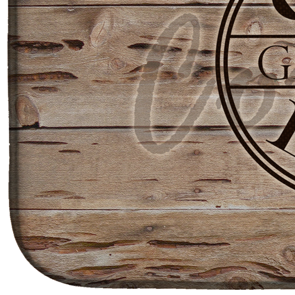 Genuine Cow Boy Branded Dish Drying Mat Absorbent Dish Drying Mat Pad for Kitchen Counter Dish Drainer Mat for Countertop, 14 x 21", Multicolor