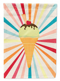 Ice Cream with Strawberry on top Garden Flag Mailbox Decorative Yard Banner Outside Patio Artwork for Flower Beds, Garden Size, Multicolor