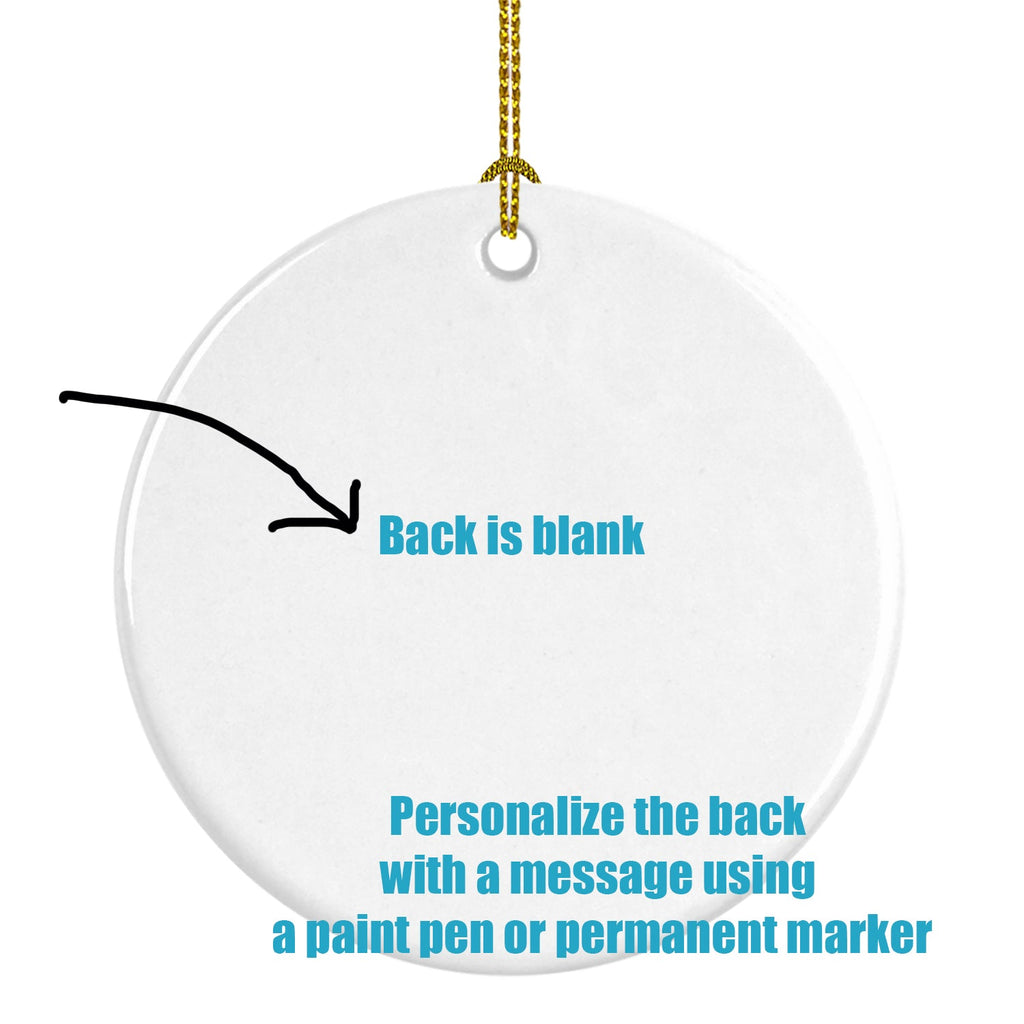 Baby Chick Candy Cane Holiday Christmas Ceramic Ornament Christmas Tree Hanging Decorations for Home Christmas Holiday, Party, Gift, 3 in, Multicolor