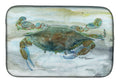 Crab a leg up Watercolor Dish Drying Mat Absorbent Dish Drying Mat Pad for Kitchen Counter Dish Drainer Mat for Countertop, 14 x 21", Multicolor