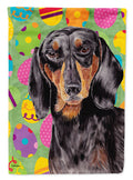 Dachshund Easter Eggtravaganza Garden Flag Mailbox Decorative Yard Banner Outside Patio Artwork for Flower Beds, Garden Size, Multicolor