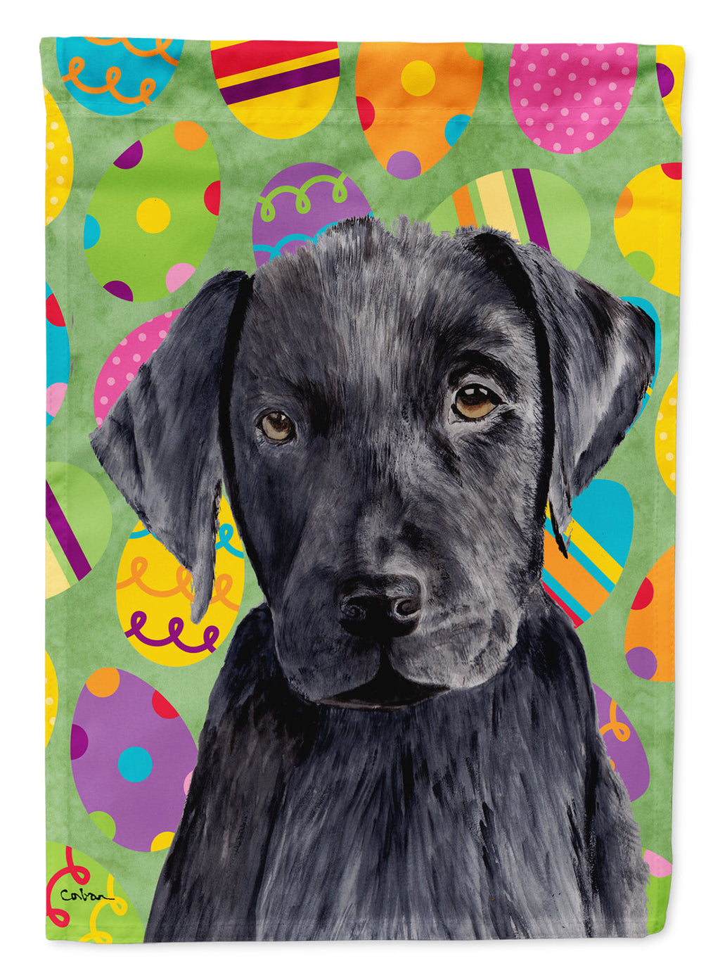 Labrador Easter Eggtravaganza Garden Flag Mailbox Decorative Yard Banner Outside Patio Artwork for Flower Beds, Garden Size, Multicolor
