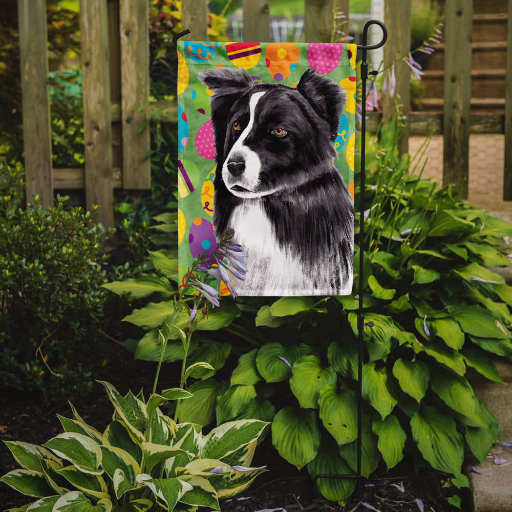 Border Collie Easter Eggtravaganza Garden Flag Mailbox Decorative Yard Banner Outside Patio Artwork for Flower Beds, Garden Size, Multicolor