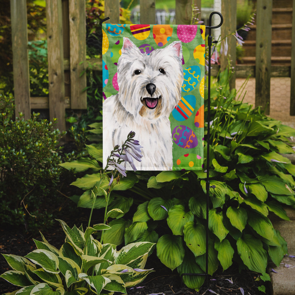 Westie Easter Eggtravaganza Garden Flag Mailbox Decorative Yard Banner Outside Patio Artwork for Flower Beds, Garden Size, Multicolor