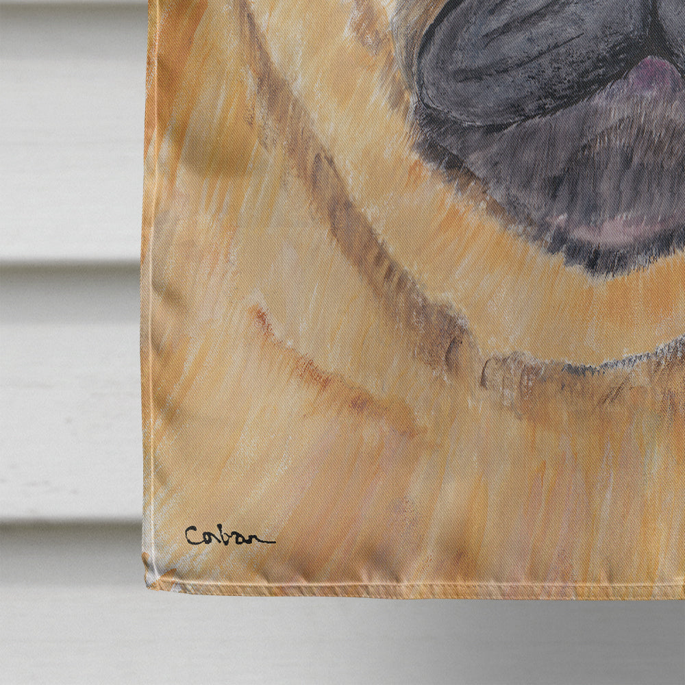 Pug Easter Eggtravaganza House Flag 28x40 Porch Sleeve Pole Decorative Outside Yard Banner Artwork Wall Hanging, Polyester