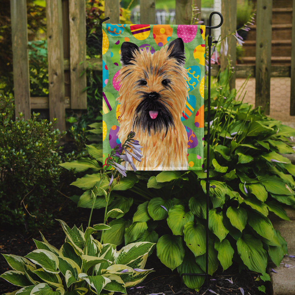 Cairn Terrier Easter Eggtravaganza Garden Flag Mailbox Decorative Yard Banner Outside Patio Artwork for Flower Beds, Garden Size, Multicolor