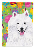American Eskimo Easter Eggtravaganza Garden Flag Mailbox Decorative Yard Banner Outside Patio Artwork for Flower Beds, Garden Size, Multicolor
