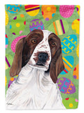Welsh Springer Spaniel Easter Eggtravaganza Garden Flag Mailbox Decorative Yard Banner Outside Patio Artwork for Flower Beds, Garden Size, Multicolor