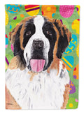 Saint Bernard Easter Eggtravaganza Garden Flag Mailbox Decorative Yard Banner Outside Patio Artwork for Flower Beds, Garden Size, Multicolor