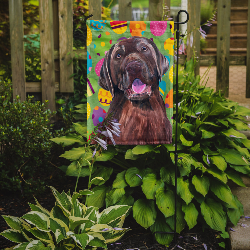 Labrador Easter Eggtravaganza Garden Flag Mailbox Decorative Yard Banner Outside Patio Artwork for Flower Beds, Garden Size, Multicolor