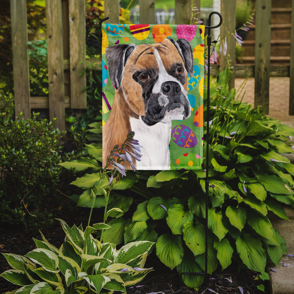 Boxer Easter Eggtravaganza Garden Flag Mailbox Decorative Yard Banner Outside Patio Artwork for Flower Beds, Garden Size, Multicolor