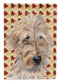 Golden Doodle Fall Leaves Garden Flag Mailbox Decorative Yard Banner Outside Patio Artwork for Flower Beds, Garden Size, Multicolor