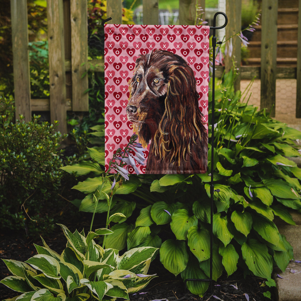 Boykin Spaniel Hearts and Love Garden Flag Mailbox Decorative Yard Banner Outside Patio Artwork for Flower Beds, Garden Size, Multicolor