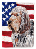 Otterhound with American Flag USA Garden Flag Mailbox Decorative Yard Banner Outside Patio Artwork for Flower Beds, Garden Size, Multicolor