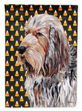 Otterhound Candy Corn Halloween Garden Flag Mailbox Decorative Yard Banner Outside Patio Artwork for Flower Beds, Garden Size, Multicolor