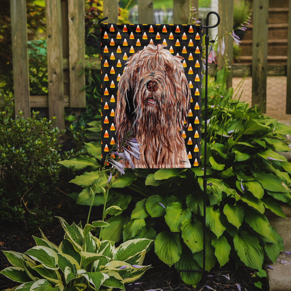 Otterhound Candy Corn Halloween Garden Flag Mailbox Decorative Yard Banner Outside Patio Artwork for Flower Beds, Garden Size, Multicolor