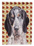 Blue Tick Coonhound Fall Leaves Garden Flag Mailbox Decorative Yard Banner Outside Patio Artwork for Flower Beds, Garden Size, Multicolor
