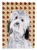 Havanese Fall Leaves Garden Flag Mailbox Decorative Yard Banner Outside Patio Artwork for Flower Beds, Garden Size, Multicolor