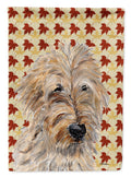 Golden Doodle 2 Fall Leaves Garden Flag Mailbox Decorative Yard Banner Outside Patio Artwork for Flower Beds, Garden Size, Multicolor