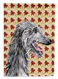 Scottish Deerhound Fall Leaves Garden Flag Mailbox Decorative Yard Banner Outside Patio Artwork for Flower Beds, Garden Size, Multicolor