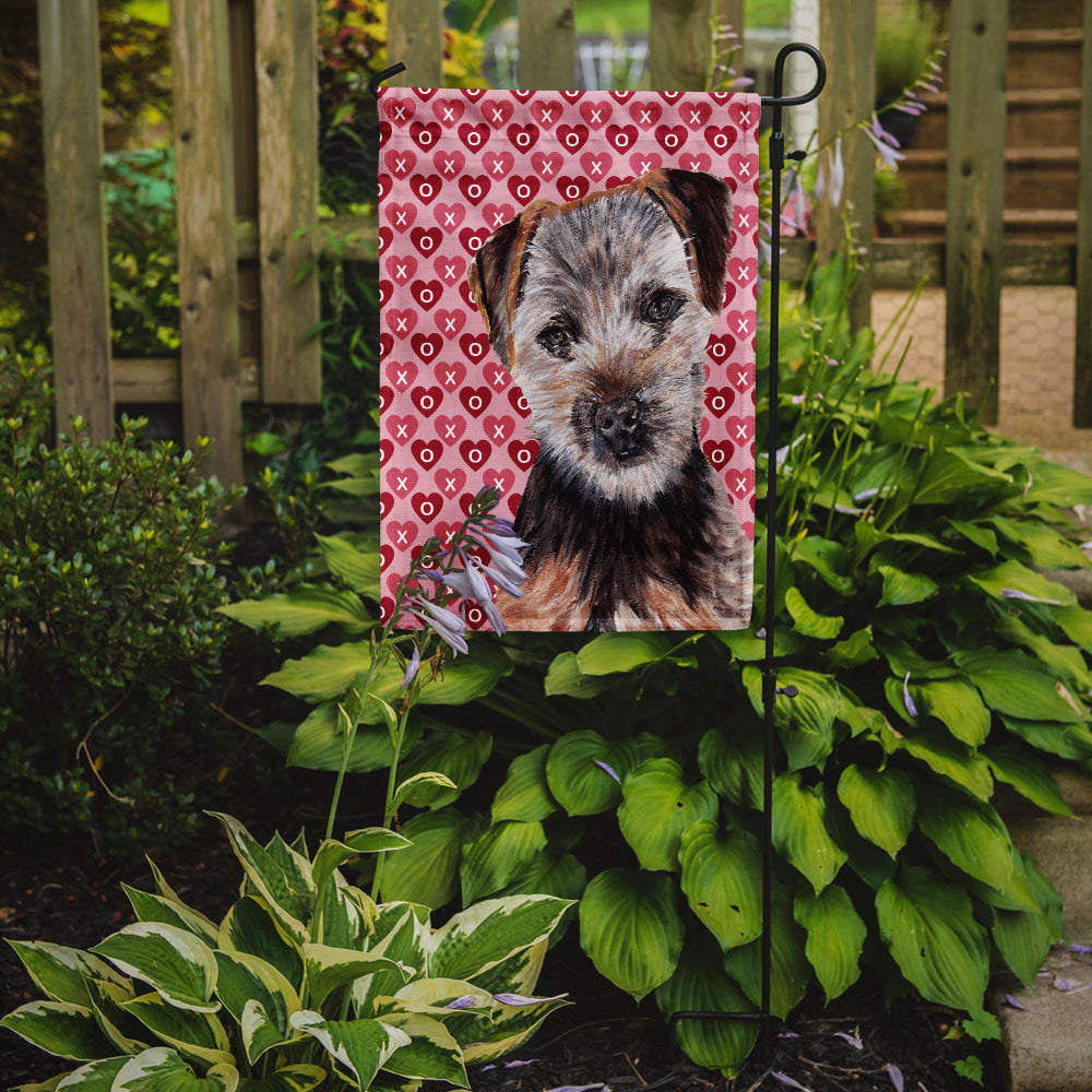 Norfolk Terrier Puppy Hearts and Love Garden Flag Mailbox Decorative Yard Banner Outside Patio Artwork for Flower Beds, Garden Size, Multicolor