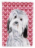 Havanese Hearts and Love Garden Flag Mailbox Decorative Yard Banner Outside Patio Artwork for Flower Beds, Garden Size, Multicolor