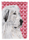 Great Pyrenees Hearts and Love Garden Flag Mailbox Decorative Yard Banner Outside Patio Artwork for Flower Beds, Garden Size, Multicolor