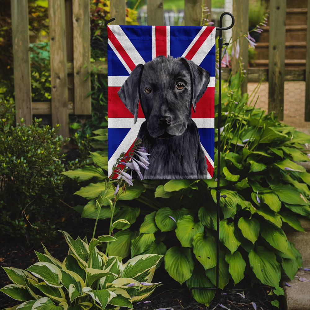 Labrador with English Union Jack British Flag Garden Flag Mailbox Decorative Yard Banner Outside Patio Artwork for Flower Beds, Garden Size, Multicolor