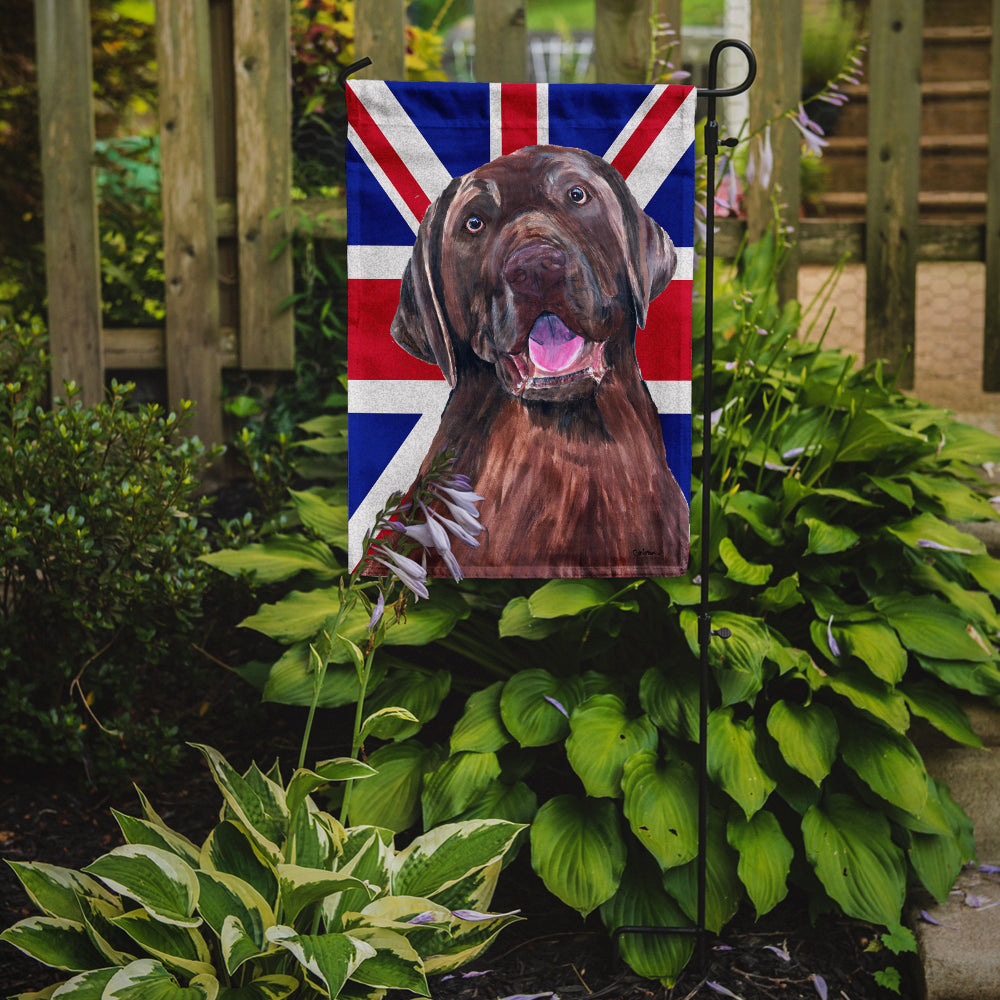 Labrador with English Union Jack British Flag Garden Flag Mailbox Decorative Yard Banner Outside Patio Artwork for Flower Beds, Garden Size, Multicolor