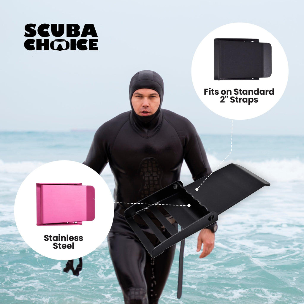 Scuba Diving Aluminum Weight Belt Buckle with 3 Slots