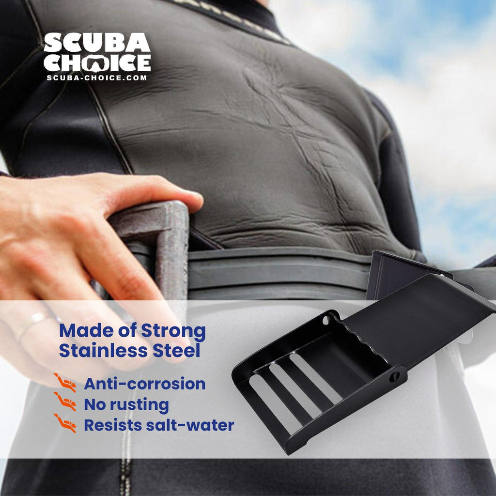 Scuba Diving Aluminum Weight Belt Buckle with 3 Slots