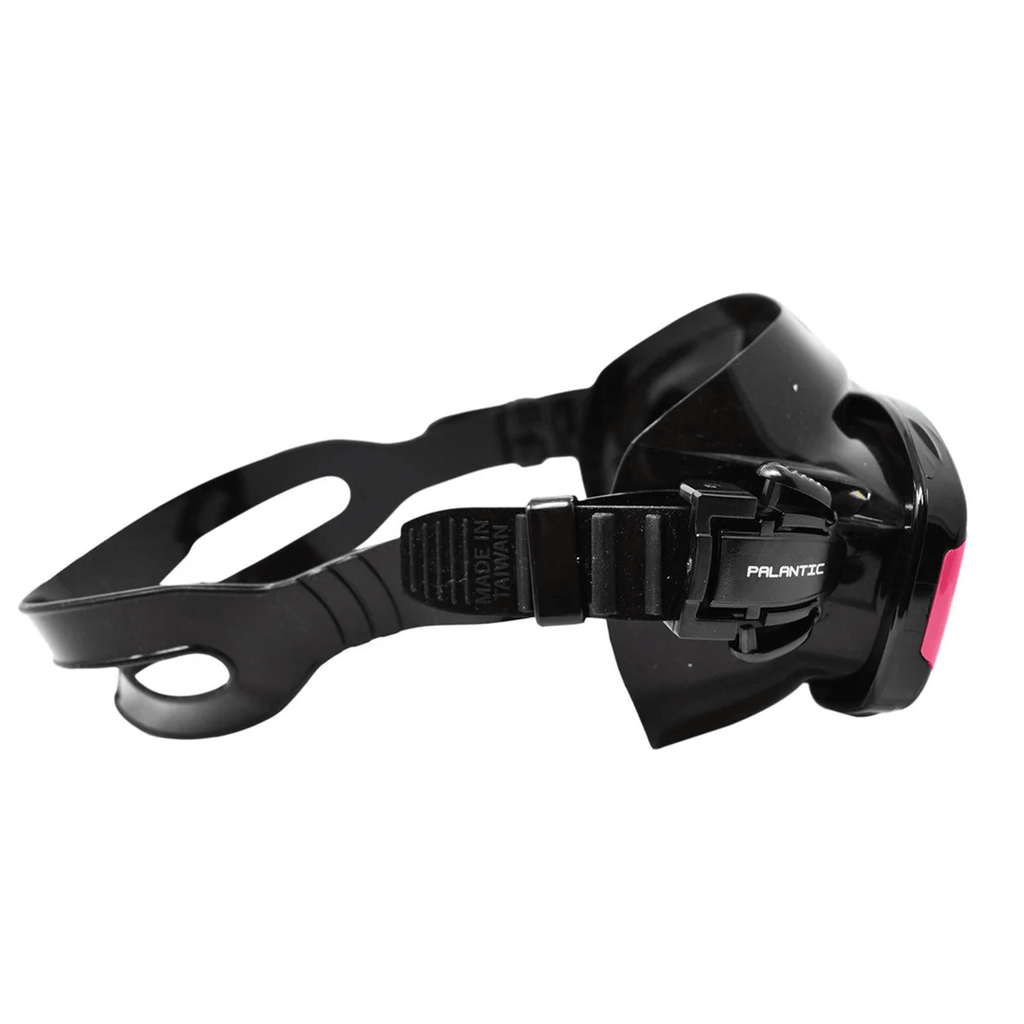 Palantic M36 Solid Pink/Black Silicone RX Nearsighted Lenses Dive/Snorkeling Mask